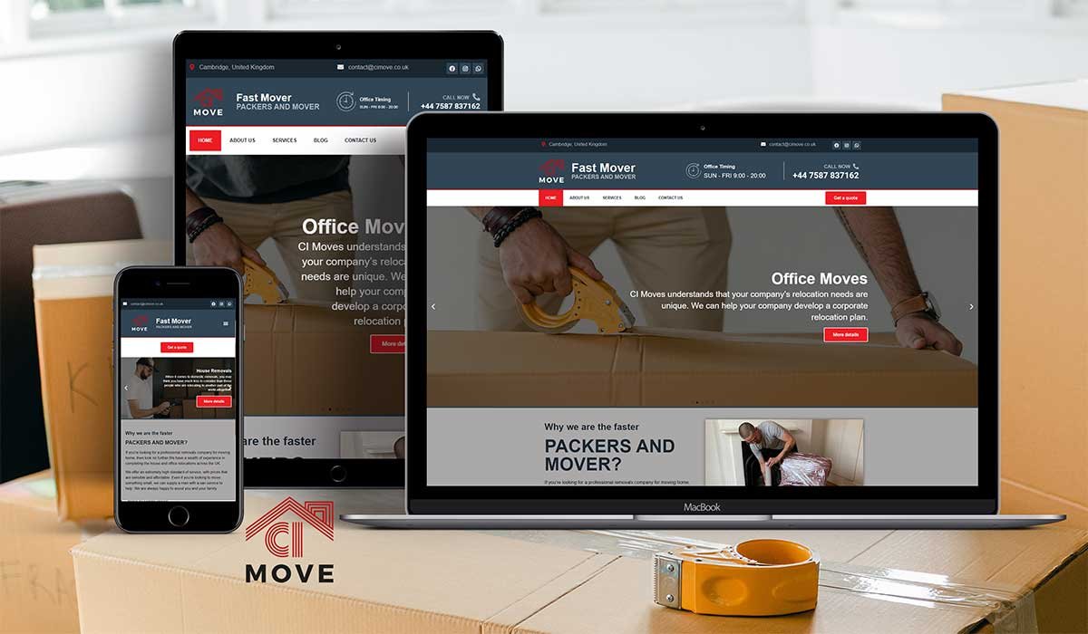 New website launch – CI Move, Fast Mover PACKERS AND MOVER New website launch CI-MOVE