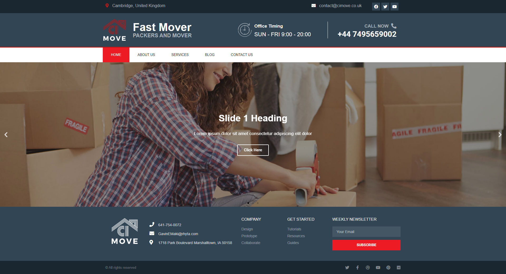 New Website Launch Ci Move Fast Mover Packers And Mover 2022 January 2022 Woo Digital 360